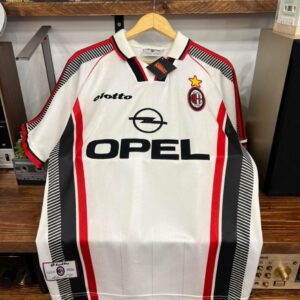 Vintage 1998 Ac Milan Jersey by Lotto