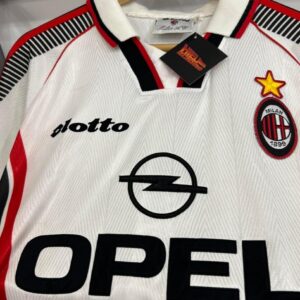 Vintage 1998 Ac Milan Jersey by Lotto