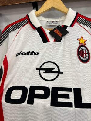 Vintage 1998 Ac Milan Jersey by Lotto